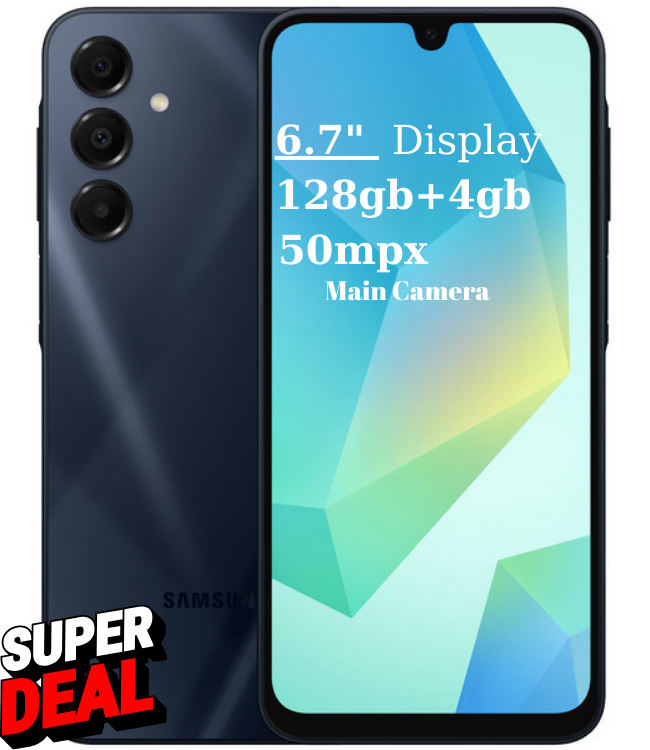 Telefon mobil Samsung Galaxy A16, Dual SIM, 4GB RAM, 128GB, 4G, Blue Black