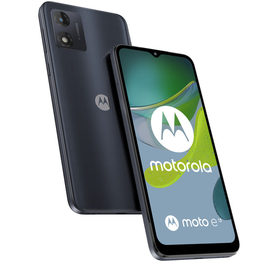 Telefon Motorola Moto E13, Octa Core 1.6 GHz, 64 GB + 2 GB RAM,  Dual SIM, Cosmic Black