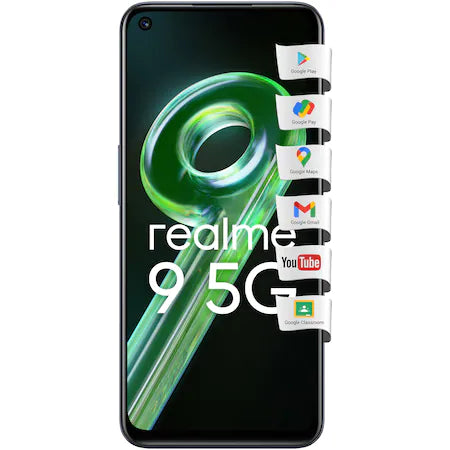 Telefon mobil Realme 9 5G, Dual SIM, 4GB RAM, 64GB, 5G, Meteor Black