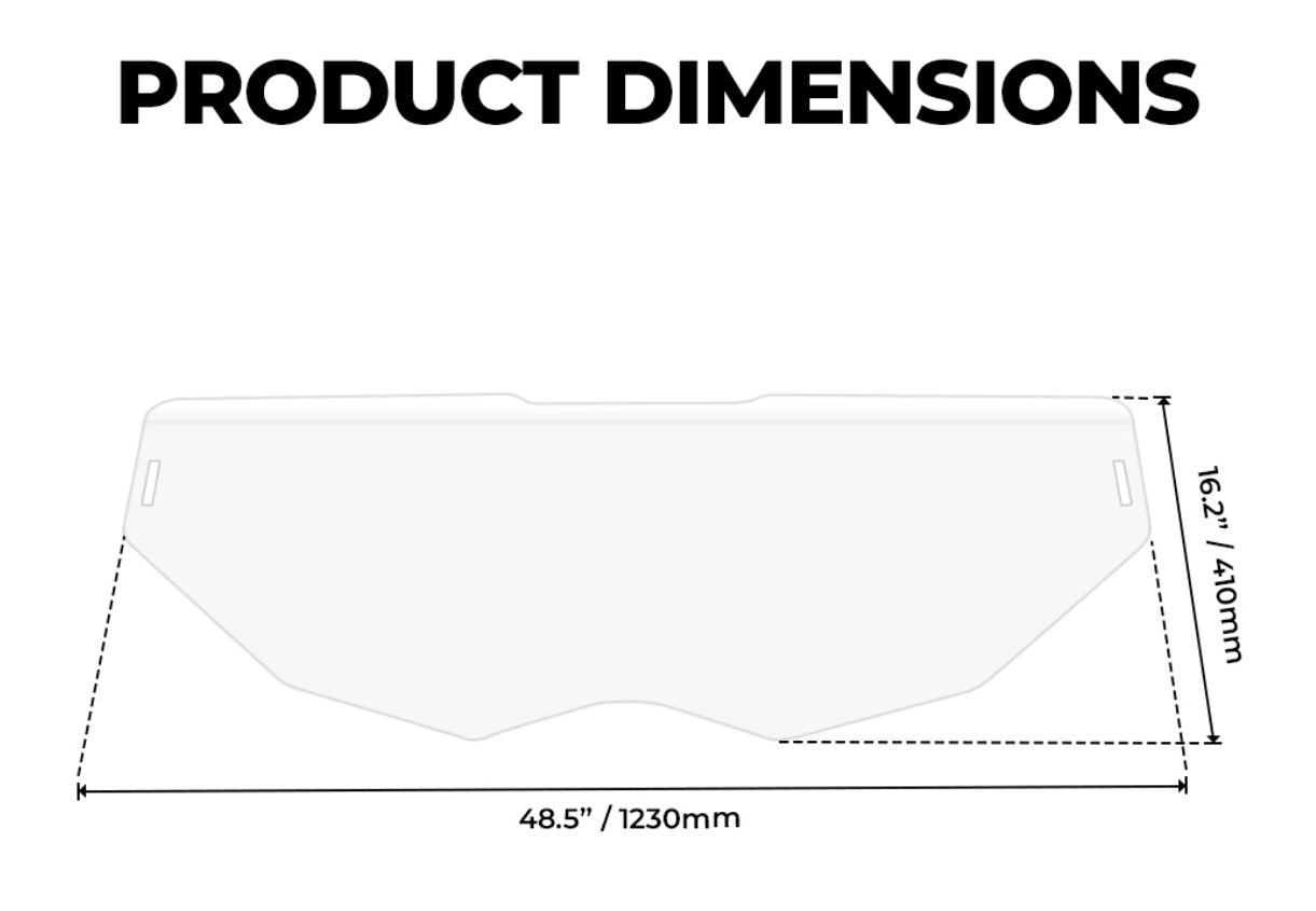 Parbriz Canam Maverick X3 , Half windshield Can Am, - AFM