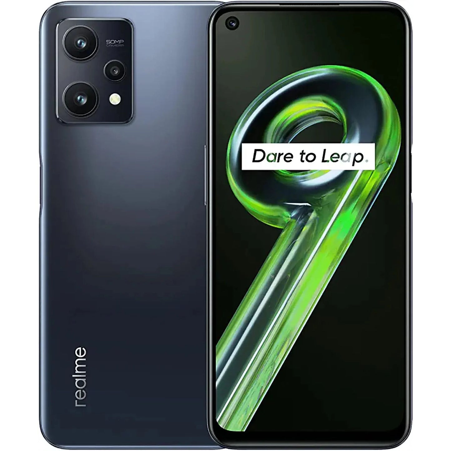 Telefon mobil Realme 9, Dual SIM, 4GB RAM, 64GB, 5G, Meteor Black