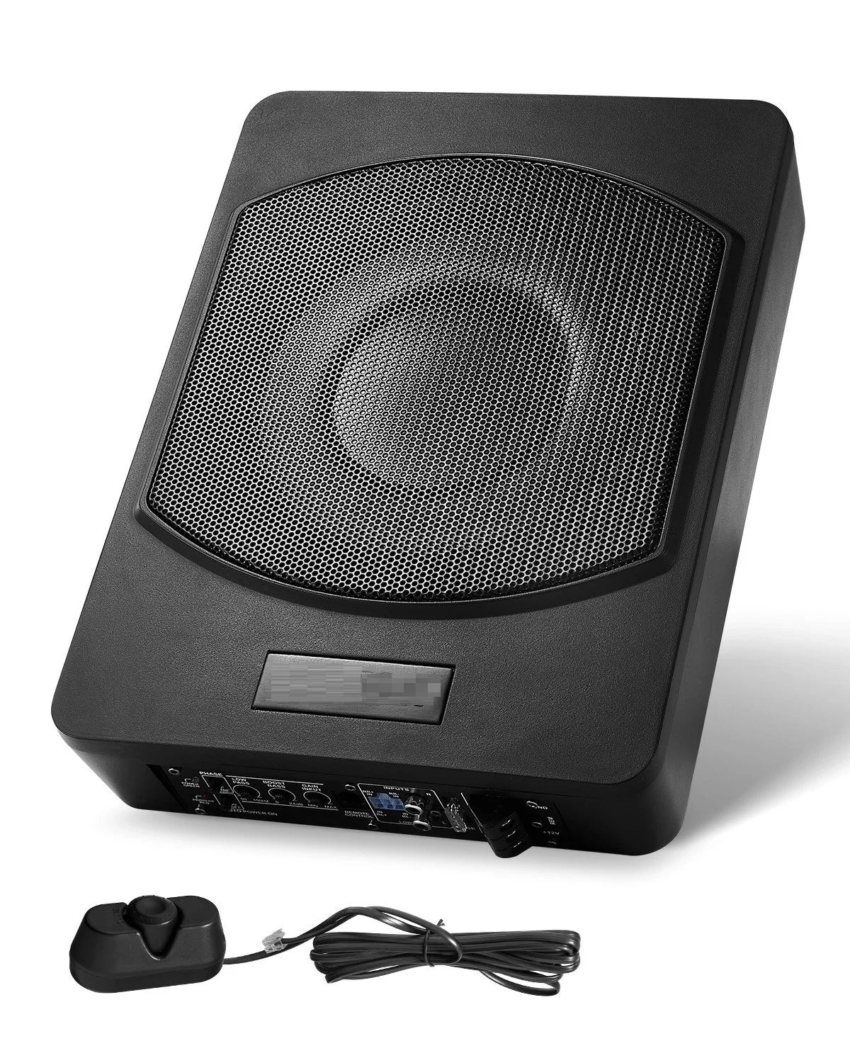 Subwoofer auto sub scaun 10 inch 240W, Subwoofer auto activ cu amplificator incorporat 240w