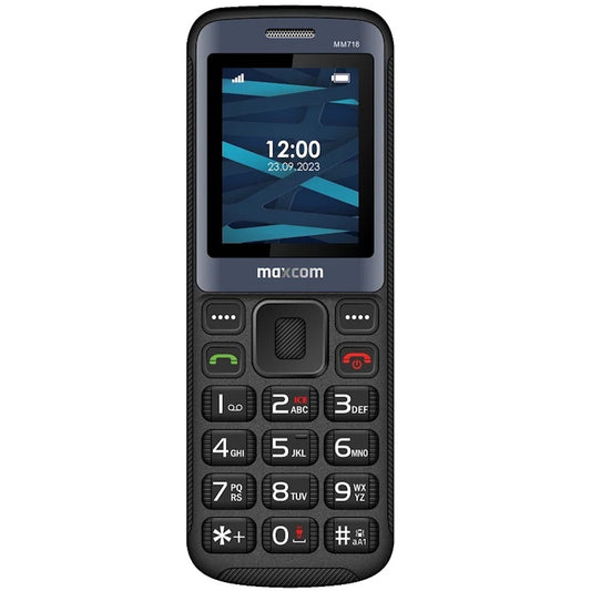 Telefon mobil Dual SIM Maxcom Classic MM718L VoLTE 4G, Black / Telefon taste / Telefon Seniori , batrani