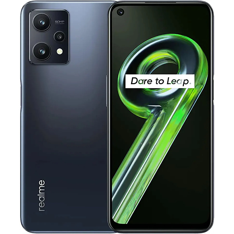 Telefon mobil Realme 9 5G, Dual SIM, 4GB RAM, 64GB, 5G, Meteor Black